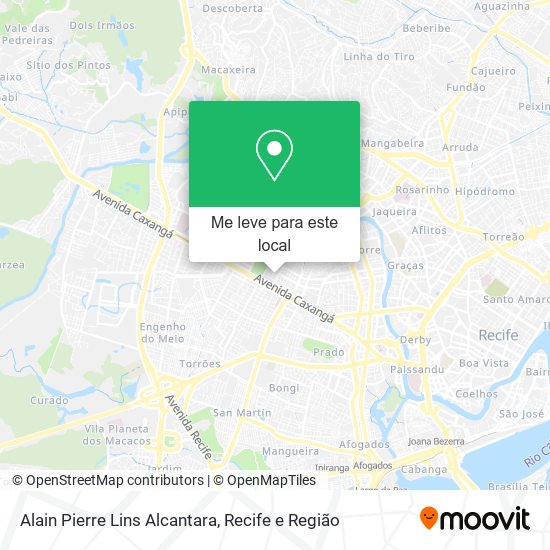 Alain Pierre Lins Alcantara mapa