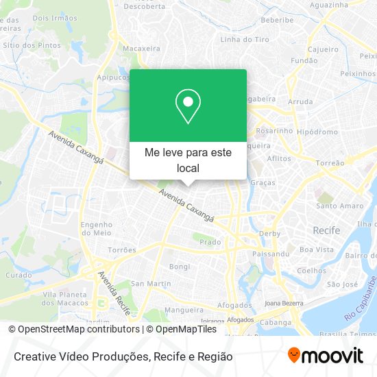 Creative Vídeo Produções mapa