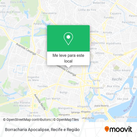Borracharia Apocalipse mapa