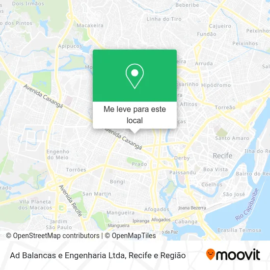Ad Balancas e Engenharia Ltda mapa