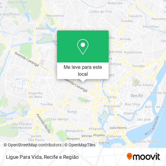 Ligue Para Vida mapa
