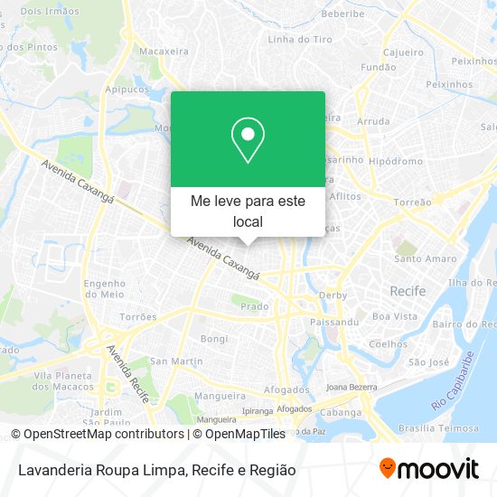 Lavanderia Roupa Limpa mapa