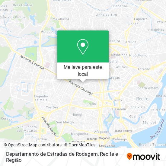 Departamento de Estradas de Rodagem mapa