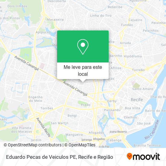 Eduardo Pecas de Veiculos PE mapa