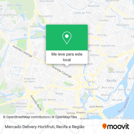 Mercado Delivery Hortifruti mapa