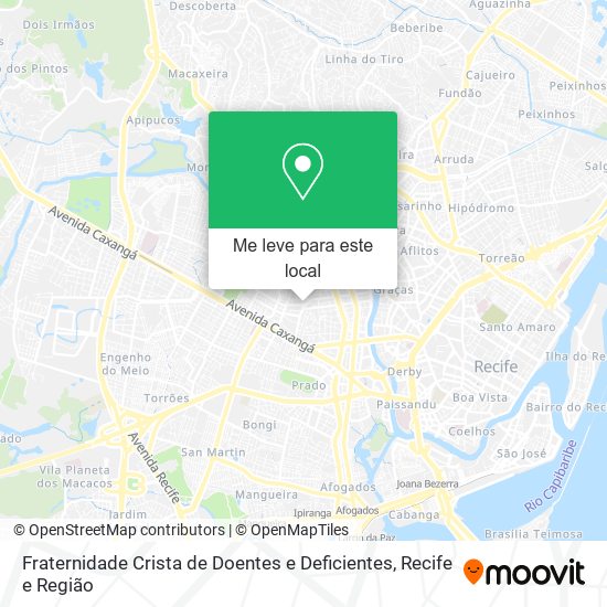 Fraternidade Crista de Doentes e Deficientes mapa