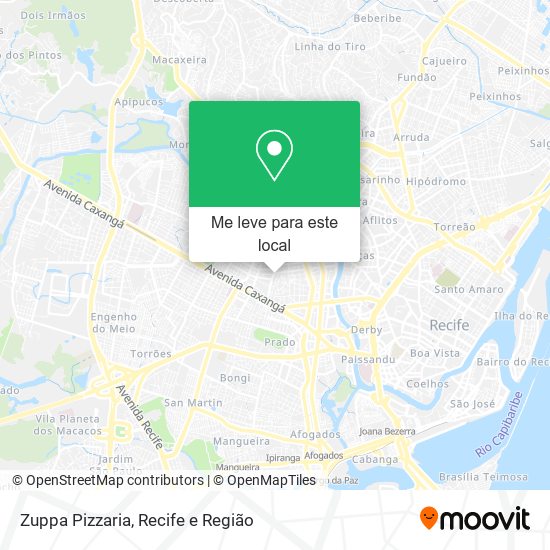 Zuppa Pizzaria mapa
