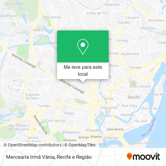 Mercearia Irmã Vânia mapa