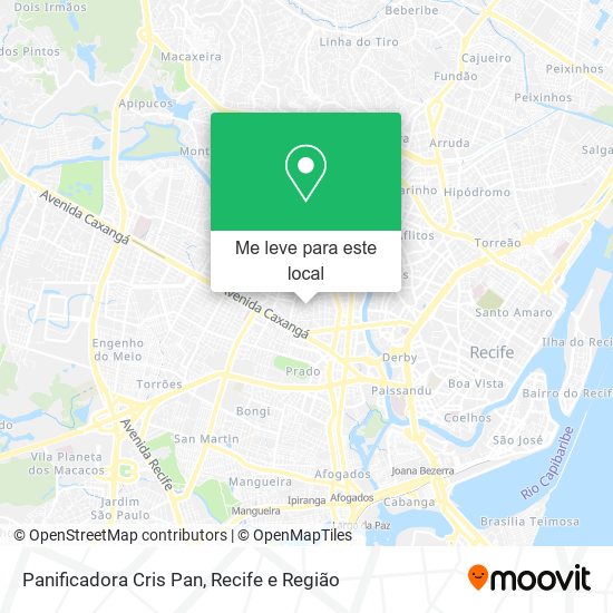 Panificadora Cris Pan mapa