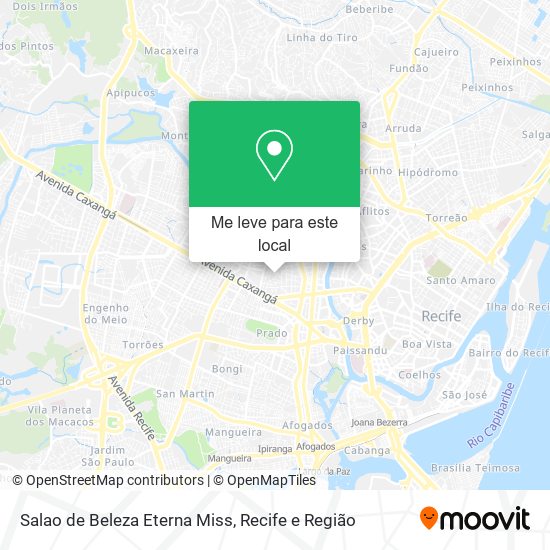 Salao de Beleza Eterna Miss mapa