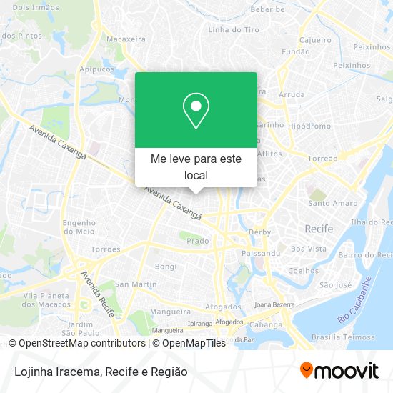 Lojinha Iracema mapa