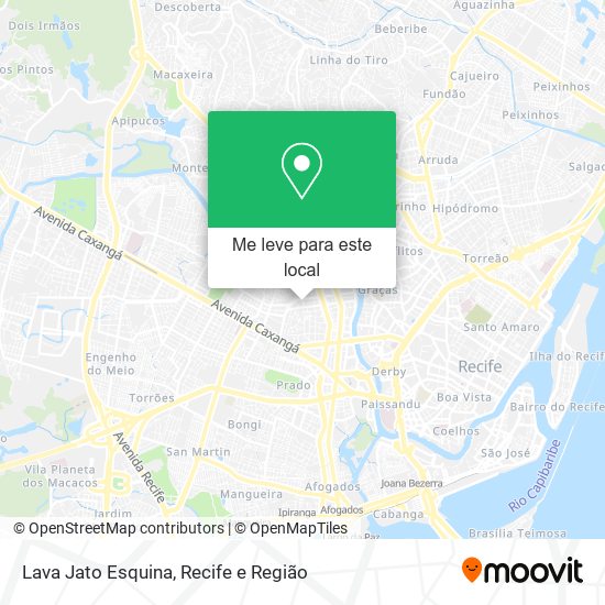 Lava Jato Esquina mapa