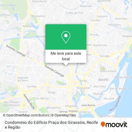 Condomínio do Edifício Praça dos Girassóis mapa
