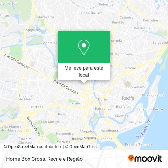 Home Box Cross mapa