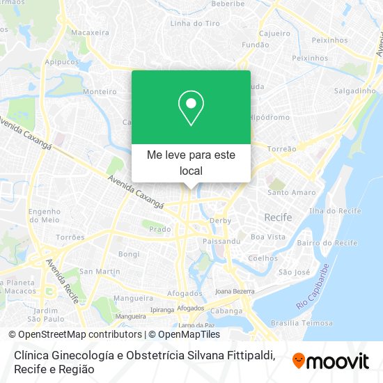 Clínica Ginecología e Obstetrícia Silvana Fittipaldi mapa