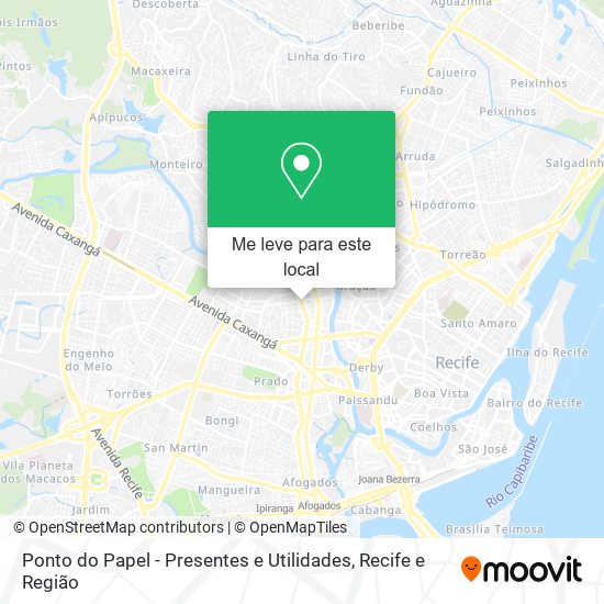 Ponto do Papel - Presentes e Utilidades mapa