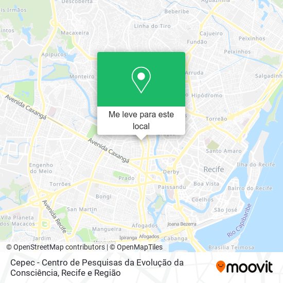 Cepec - Centro de Pesquisas da Evolução da Consciência mapa