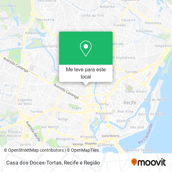 Casa dos Doces-Tortas mapa