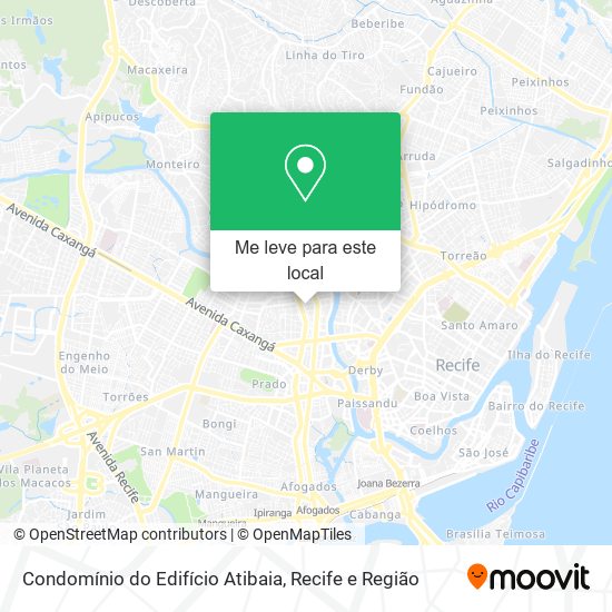 Condomínio do Edifício Atibaia mapa