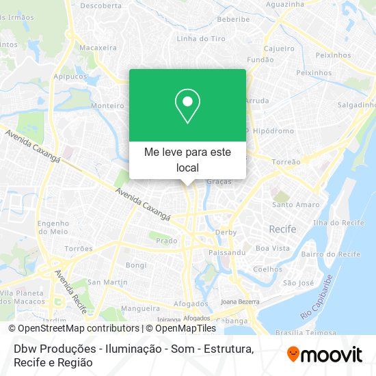 Dbw Produções - Iluminação - Som - Estrutura mapa