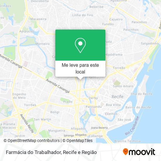 Farmácia do Trabalhador mapa