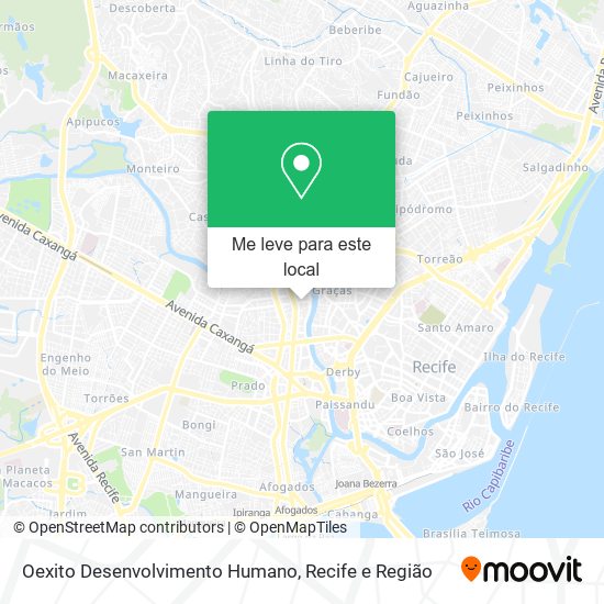 Oexito Desenvolvimento Humano mapa