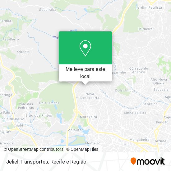 Jeliel Transportes mapa