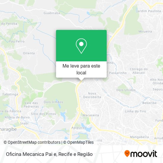 Oficina Mecanica Pai e mapa