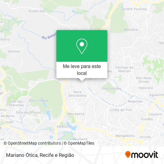 Mariano Ótica mapa