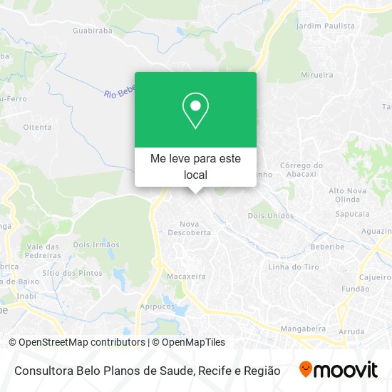 Consultora Belo Planos de Saude mapa