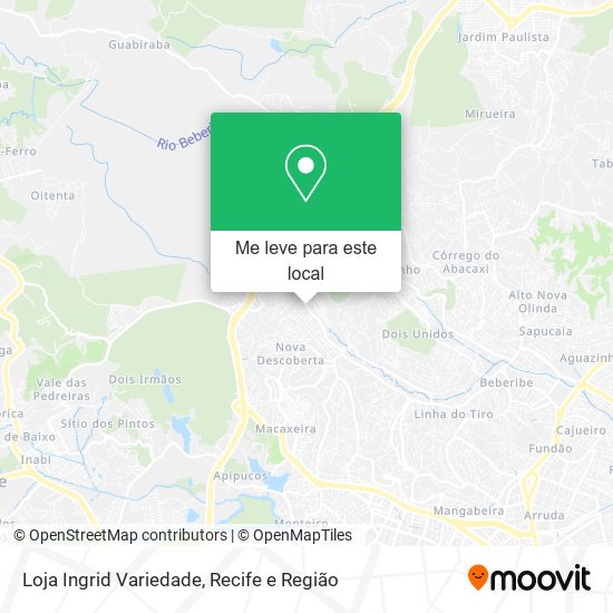Loja Ingrid Variedade mapa