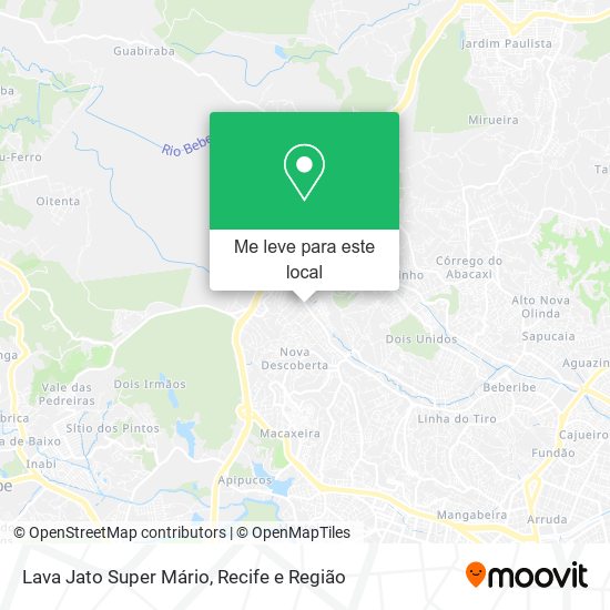 Lava Jato Super Mário mapa