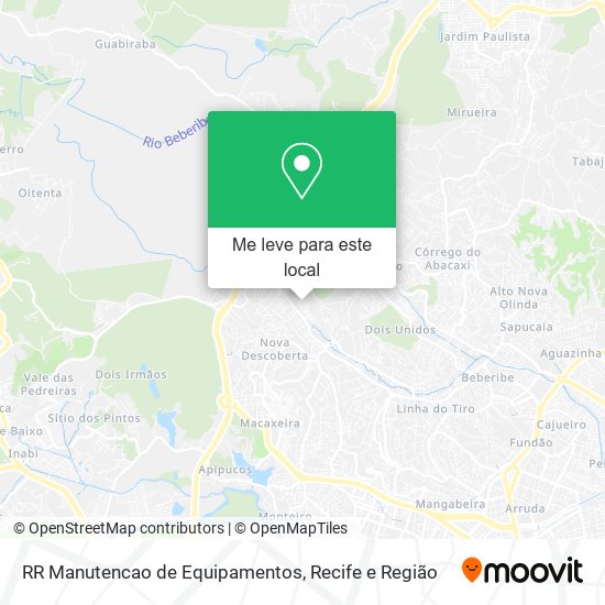 RR Manutencao de Equipamentos mapa