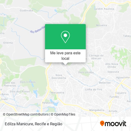 Edilza Manicure mapa