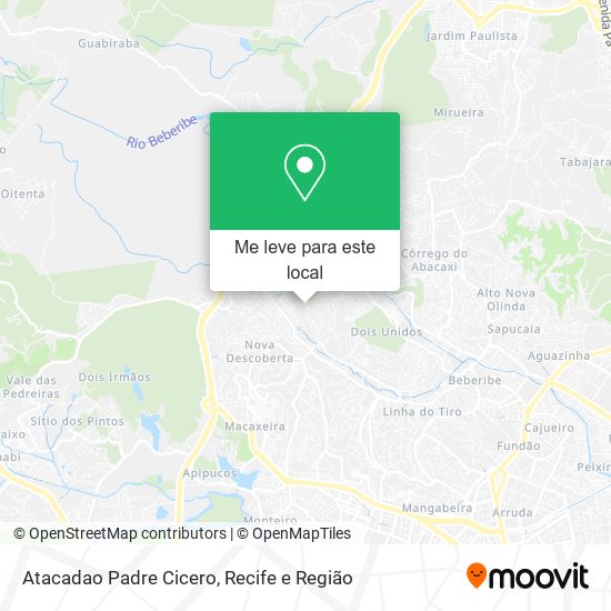 Atacadao Padre Cicero mapa