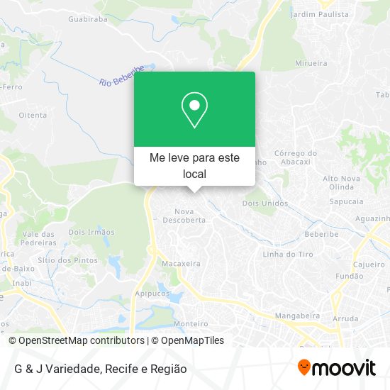 G & J Variedade mapa