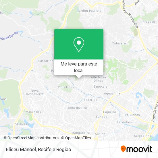 Eliseu Manoel mapa