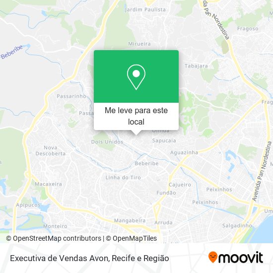 Executiva de Vendas Avon mapa