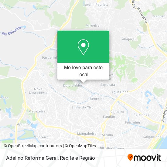Adelino Reforma Geral mapa