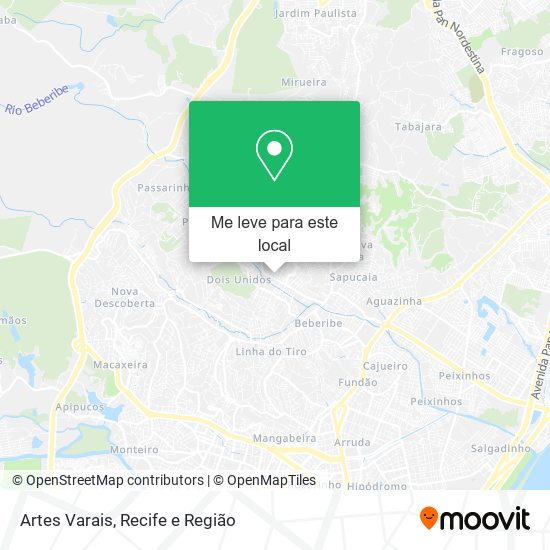 Artes Varais mapa