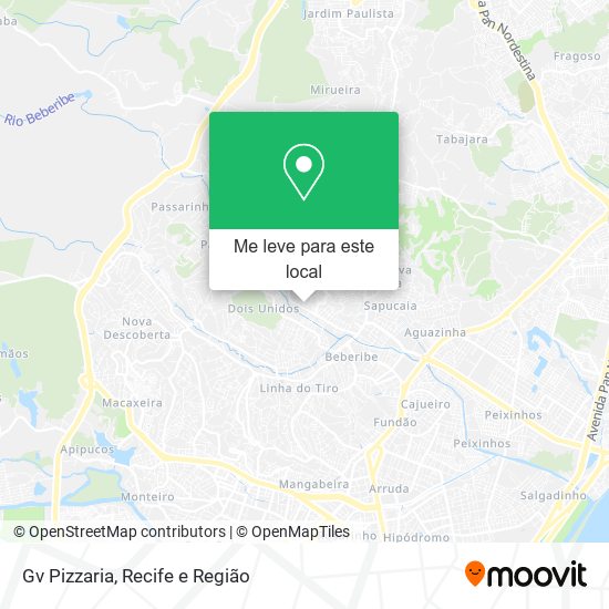 Gv Pizzaria mapa