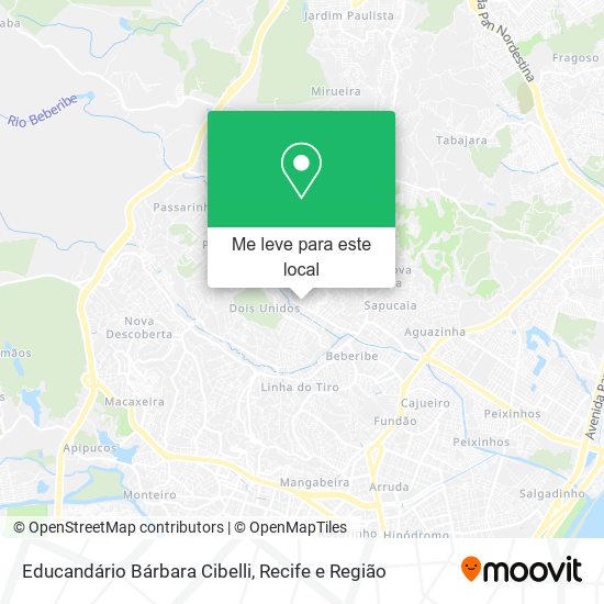 Educandário Bárbara Cibelli mapa