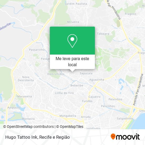 Hugo Tattoo Ink mapa