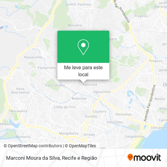 Marconi Moura da Silva mapa