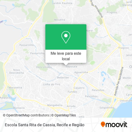 Escola Santa Rita de Cassia mapa