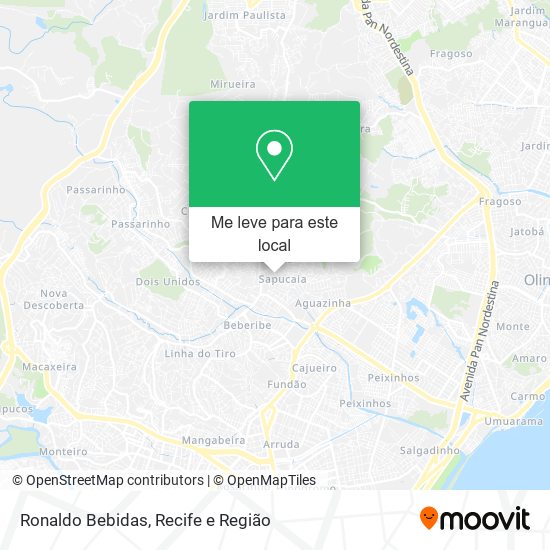 Ronaldo Bebidas mapa