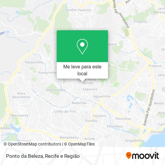 Ponto da Beleza mapa
