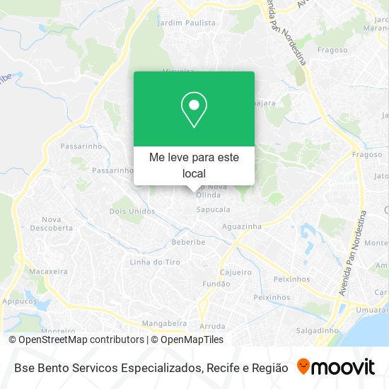 Bse Bento Servicos Especializados mapa