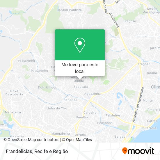Frandelicias mapa