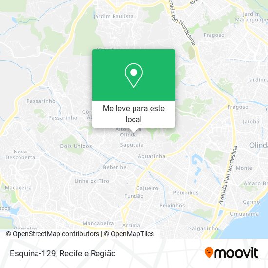 Esquina-129 mapa